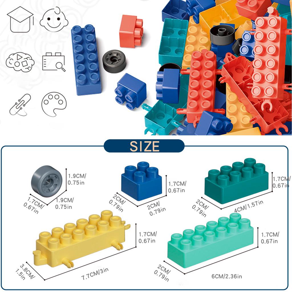 Giorgio Morandi Building Blocks Boys And Girls Darling Kindergarten Children'S Early Education Building Block Plastic Block Toy