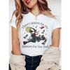 Short Sleeved T-Shirts There Room On My Broom For You Too Teacher Printed Top Fashion And Popular Pattern Women's Halloween T-Sh