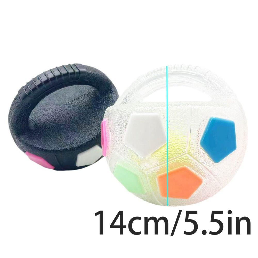 Funny Pet Rubber Football Toy Bite-resistant Dog Squeak Toy Pet Training Toy  Puppy