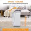 750W/1500W Electric Heater Portable Heating Fan Mini Desktop Air Cold Warm Heater Fan Winter 2Gear for HomeOffice