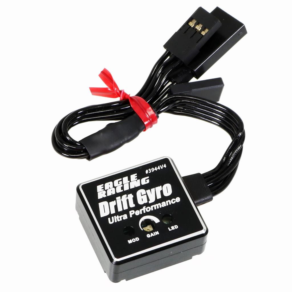 SP Rate Gyro V4/Futaba Wire with Aluminum Case (Black)