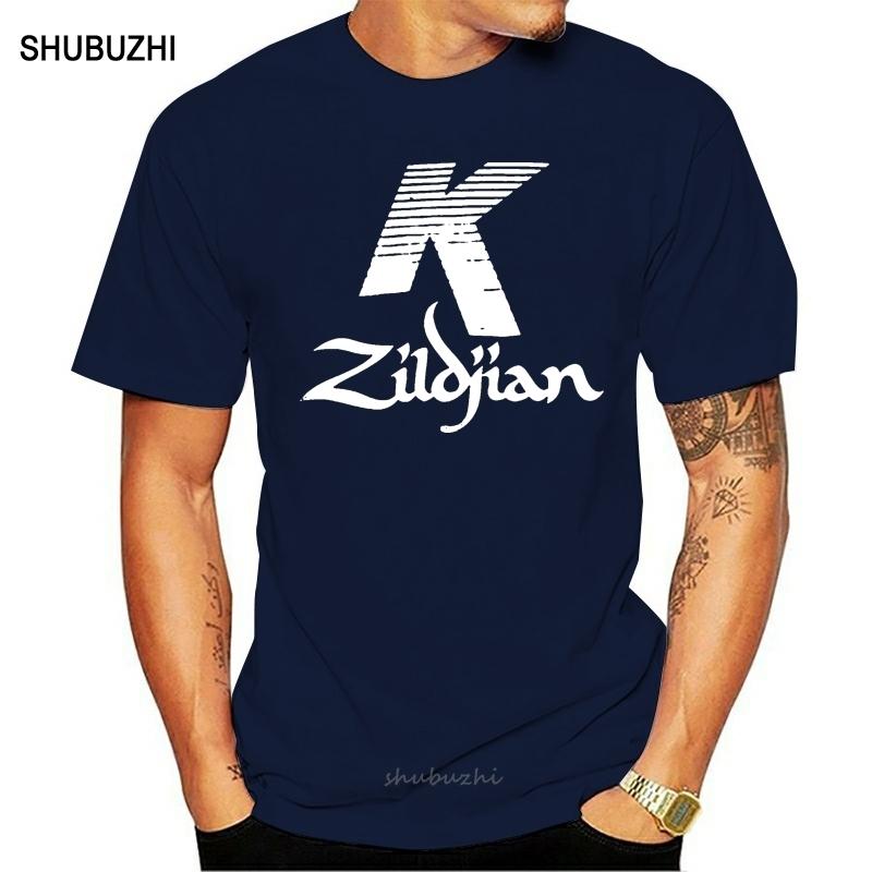 Zildjian K Percussion Drums Cymbal Logo Mens Black TShirt Cotton Printed Short Sleeves Funny Graphic Tee Shirt S