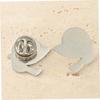 1 Stück Edelstahl, Personalisiert Minimalistisch, Tier Taube Vogel, Friedenstaube, Brosche Manschettenknöpfe Schmuck