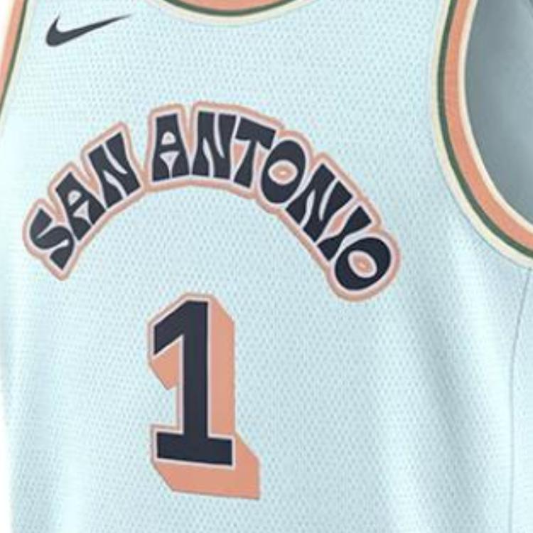 Nike Dri-FIT NBA San Antonio Spurs 2024-25 City Edition Swingman Trikot (Victor Wembanyama) FQ4360-474