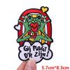 Netherland Oeteldonk Emblem Frog Patch Embroidered Patches Carnival For Netherland Embroidery Iron On Patches Jacket Diy Gifts 
