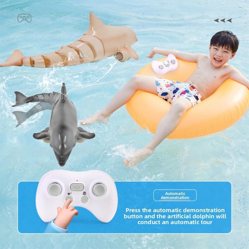 T11 remote-controlled shark charging bionic electric robotic fish simulation swaying fish summer children's water play toy