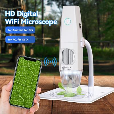 Wifi USB Digital Microscope Wireless HD 1080P 50X To 1000X Magnification Camera with Stand for Phone PC Notebook