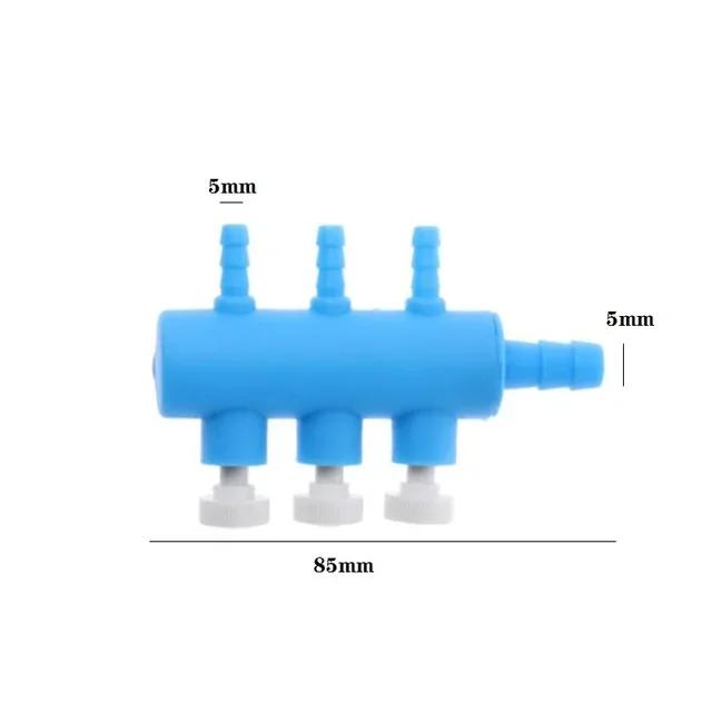 Aquarium Air Pump Hose Splitter Air Distributor Adjustable Tracheal Shunt Single Hole Oxygen Booster Pump Adapter Accessories