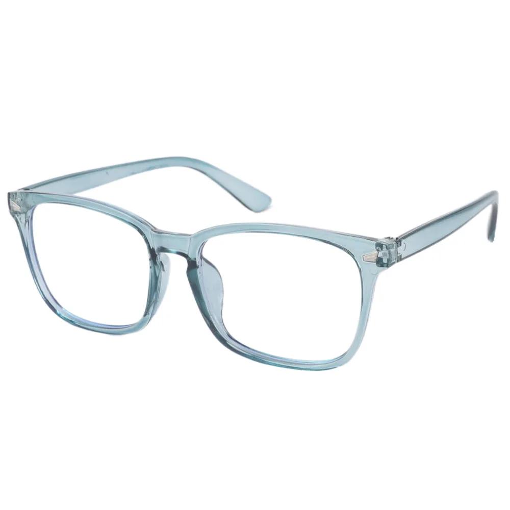 Portable Blue Light Blocking Glasses Black Leopard Square Frame Eyeglasses Men and Women Anti Blue Ray Office Computer Goggles