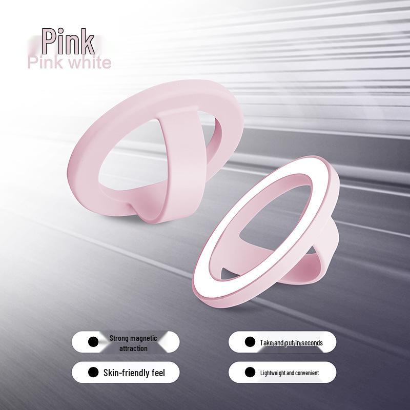 Magnetic Silicone Finger Ring Holder for iOS & Android - Universal Back Sticker Buckle