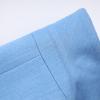 European & American Style V-Neck Blue Suit: Slimming, Flattering, Luxurious Nail Drill Jacket for Stage Performance & Parties
