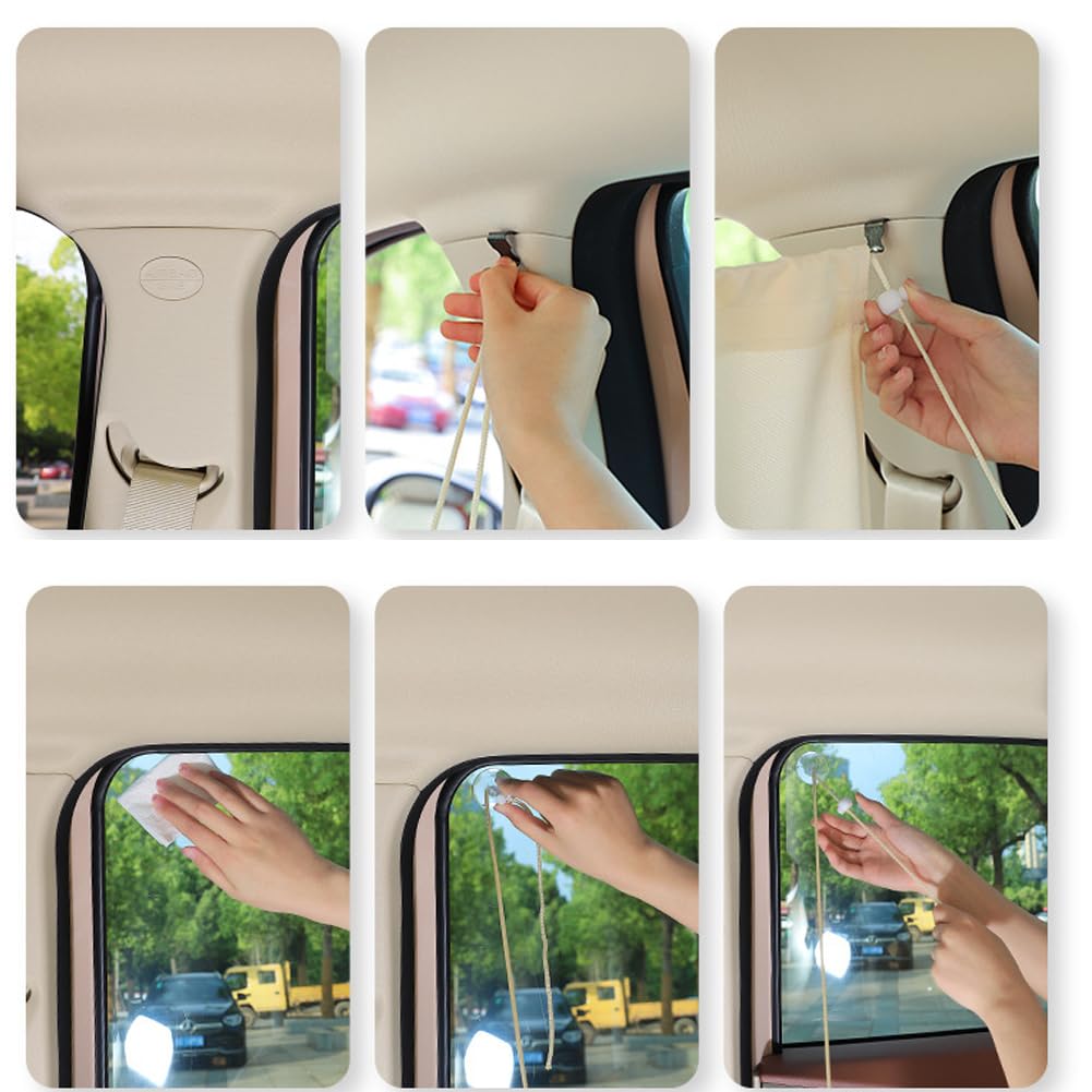 Yolrky Car Car Camping Rear Nap Room UV Privacy Screen Curtains, Sunshade, Accessories, Curtains, Curtains, Divider, Protection,