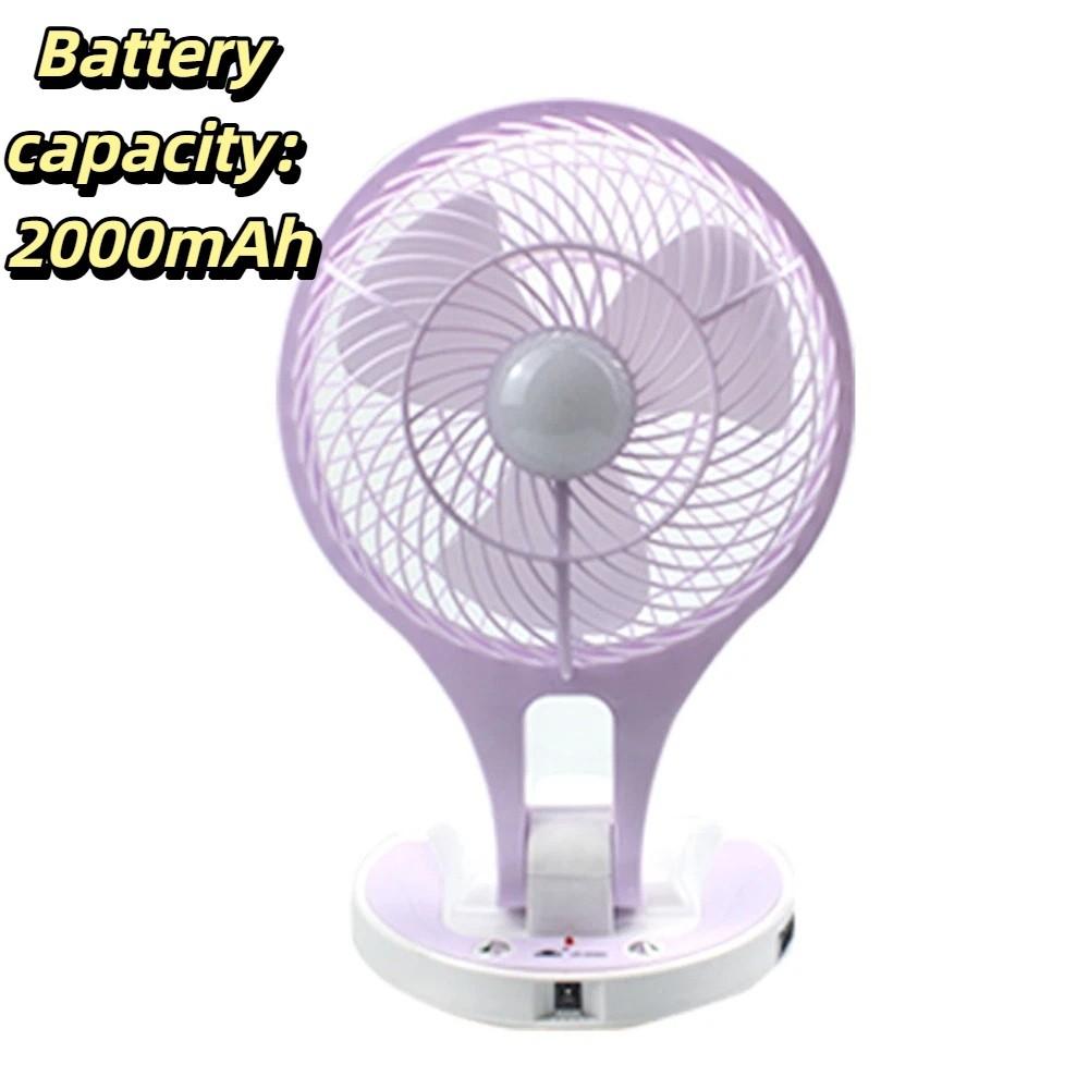 Lightweight Foldable Mini Fan Quiet Operation Portable Desk Fan USB Powered Fan  Desktop Use