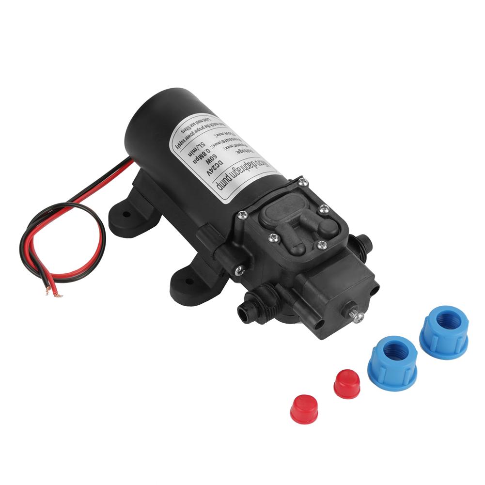 

DC24V 60W 5l Min Miniature High Pressure Electric Diaphragm Self Priming Water Pump
