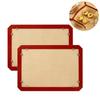 Silicone Baking Mat with Button Non-stick Oven Liners Reusable Heat Resistant Pastry Mat Leak Proof Cookie Sheet Baking Supplies