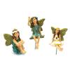 Mini Fairy Miniature Resin Elf Set Garden Micro Landscape Angel Statue DIY Decor
