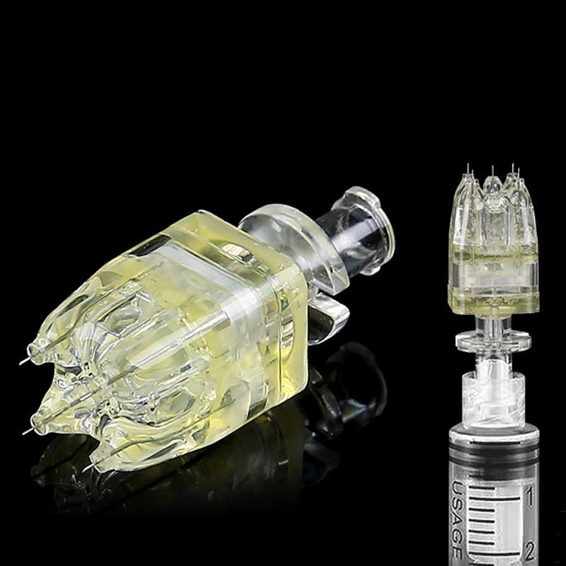Ac cu lumină de apă făcut manual pentru mezoterapie cu mai multe ace Pistol injector cu mai multe ace 5 pini pentru ac de injecție cu acid hialuronic