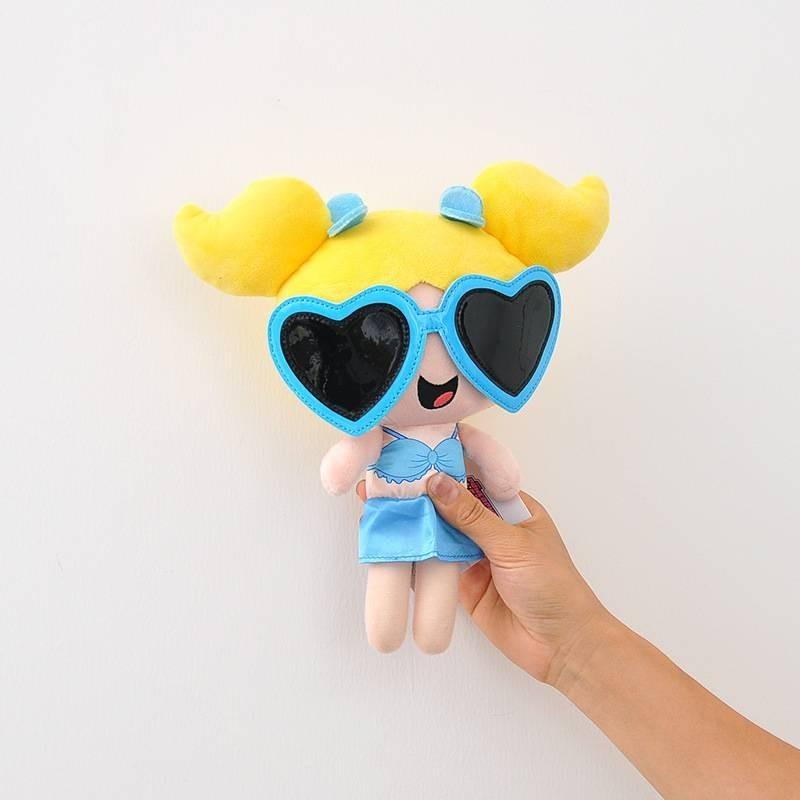 Adorable Plush Powerpuff Girls Bubbles Doll Cartoon Soft Toy Perfect For Girls