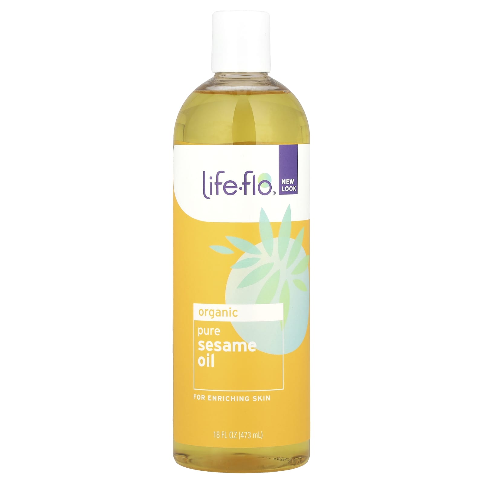 

Life-Flo, Чистое кунжутное масло, Уход за кожей, 16 жидких унций (473 мл)
