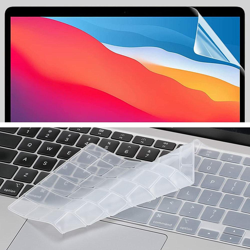 Hard Case & Keyboard Cover & Screen Protector For Macbook Air 13.6 M2 A2681 2022