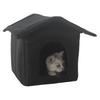 Foldable Cat House Outdoor Waterproof Pet House For Small Dogs Kitten Puppy Cave Nest With Pets Pad Dog Cat Bed Tent Supplies