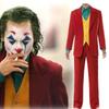 Neuer Joker Herren Film Arthur Fleck 4-teiliges Anzug-Set Clown Halloween Kostüm Cosplay