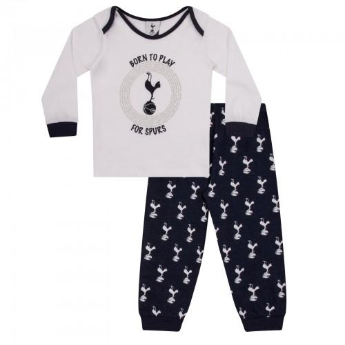 Tottenham Hotspur FC Baby Boys Born To Play Long Pyjama Set