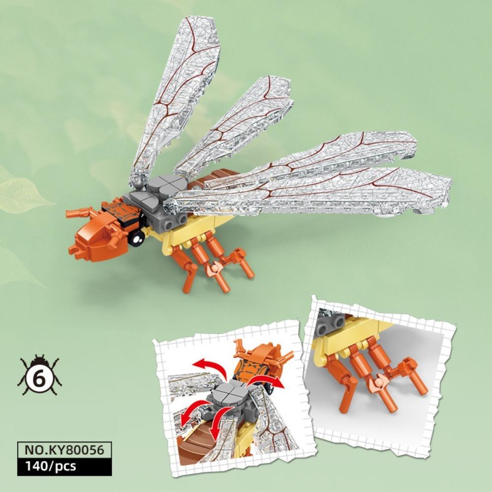 Insect ocean small particle model blocks, puzzle assembly blocks, block toys, children's gifts, birthday gifts, animal shaped blocks