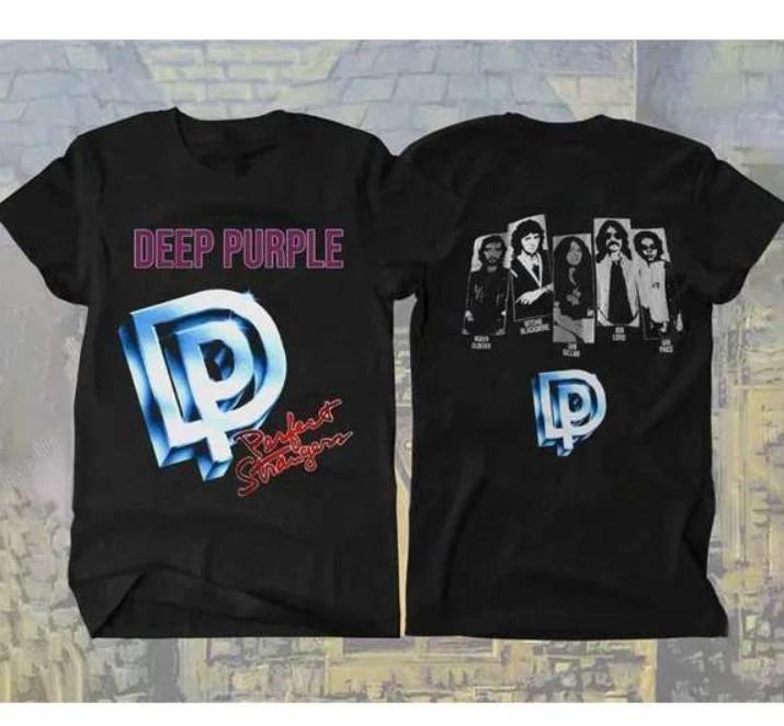 1985 Deep Purple Perfect Strangers Tour Concert 2 Sided T Shirt 4XL