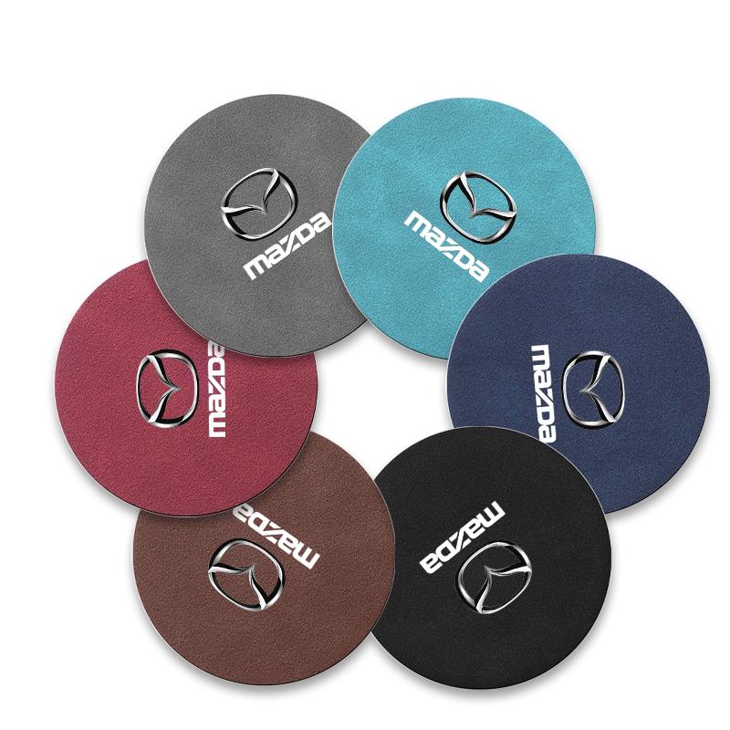 1/2 Stück Auto Anti-Rutsch-Einlage Becheruntersetzer Auto Zubehör Für Mazda 3 Alexa CX30 CX-4 CX5 CX-5 CX8 CX-8 CX-30 CX9 CX-9 Axela Demio Atenza MS GJI GH BK