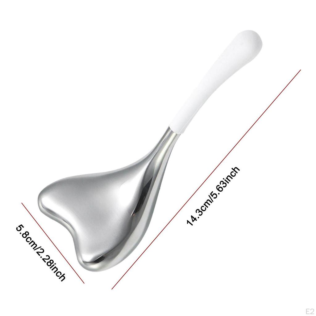 Gua Sha Facial Tool Professional Portable Stainless Steel Ice Globes for Jaw