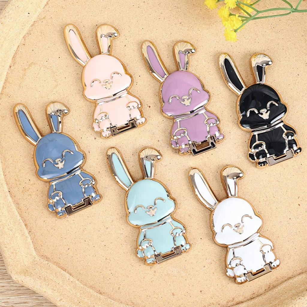 Sagit Foldable Bunny Phone Bracket, Universal Portable Foldable Bunny Phone Bracket Cell Phone Stand For All Mobile Phones