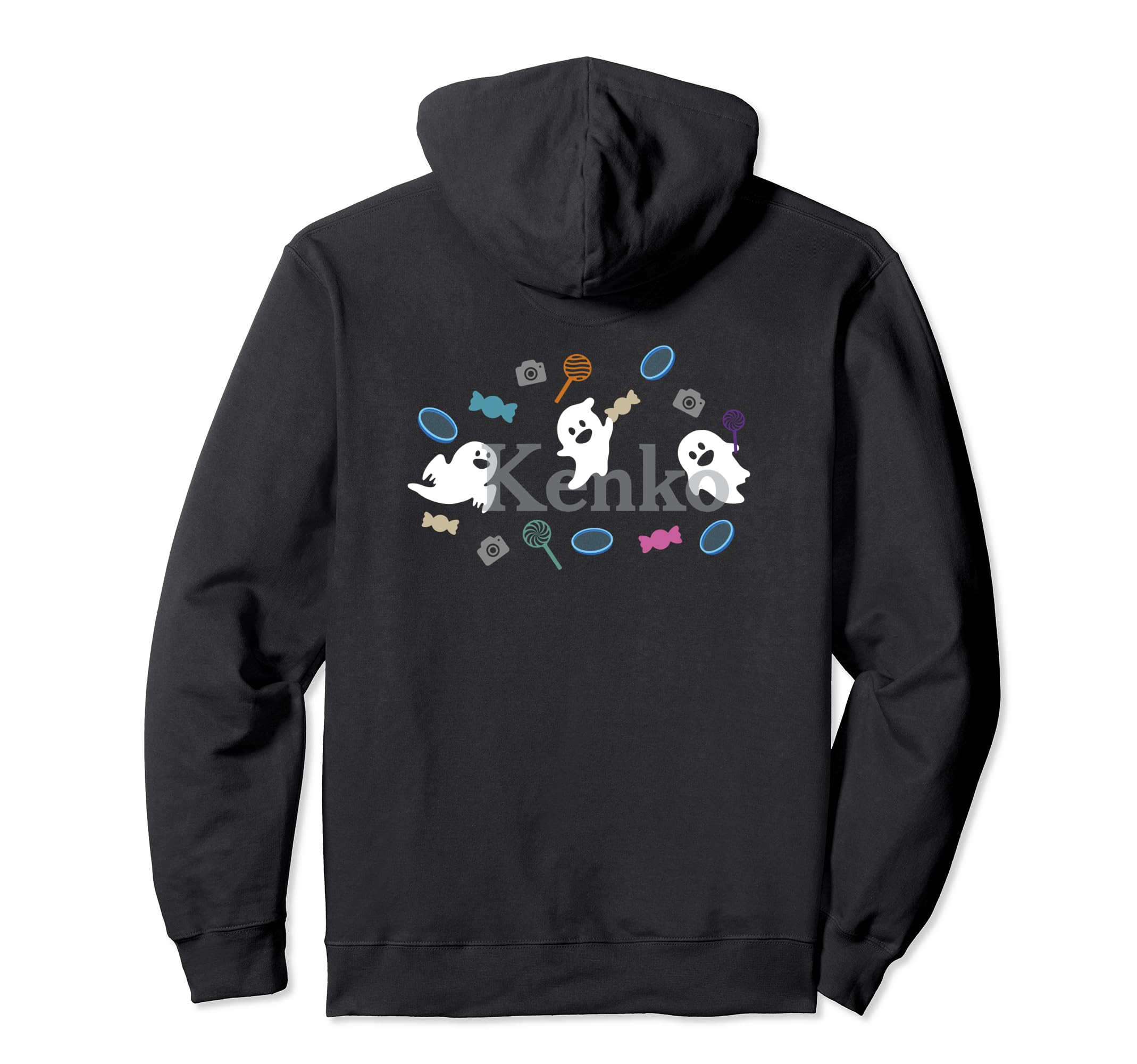 

Kenko Halloween Ghosts Are Here! [Body Color: Black] [Back Design] Hoodie