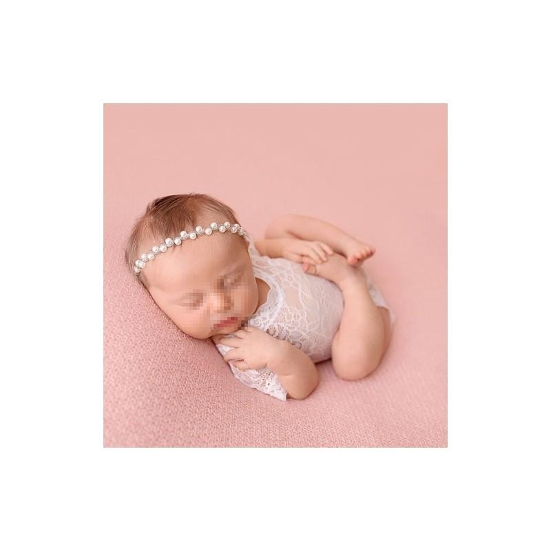 Baby Photography Wear With Nylon Fabric And Lace Decoration For Infants And Newborns In Spring And Fall