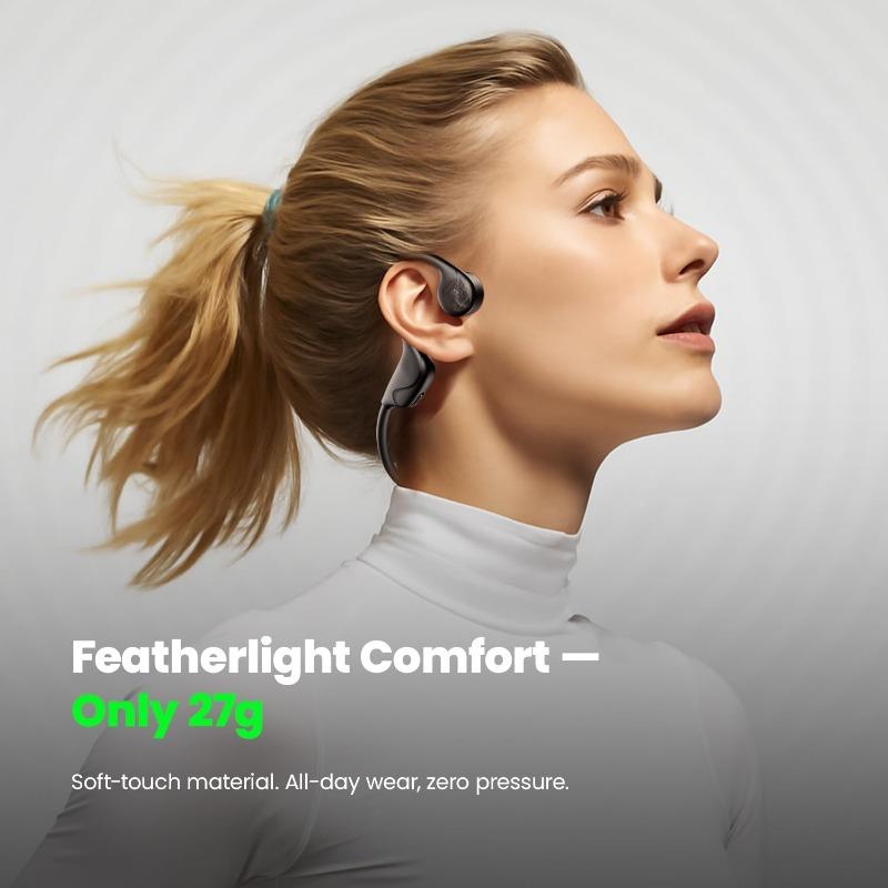 1PC Bone Conduction Bluetooth Headset Long Battery Life Wireless IPX5 Waterproof Sports Headset Suitable for Running