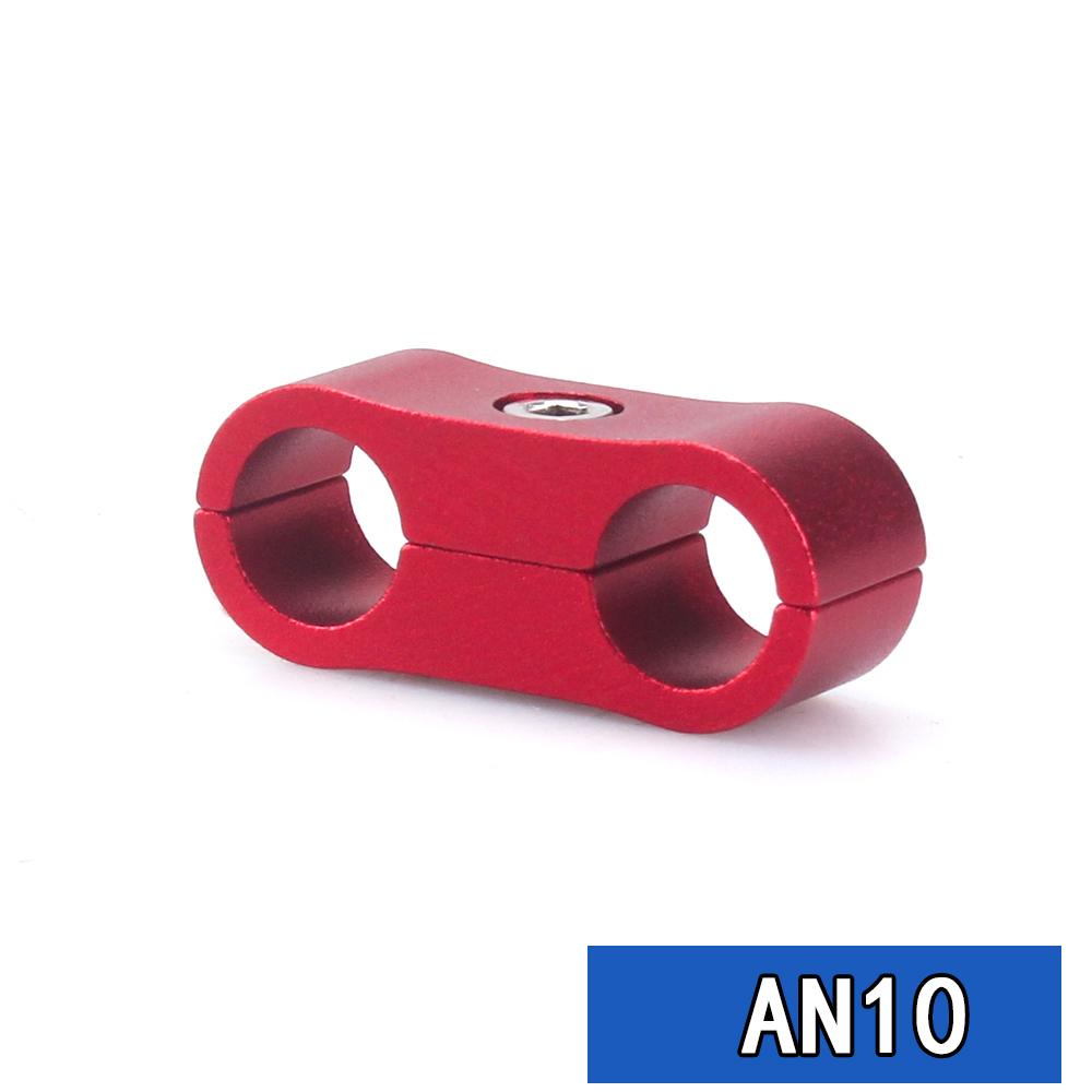 1 Stück Universell AN4 AN6 AN8 AN10 AN12 Billet Öl Kraftstoff Wasser Schlauch Rohr Trennwand Teiler Klemme Aluminium Leitungsseparator