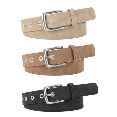 2024 New Women's Frosted Texture PU Pin Buckle Belt - High-End, Versatile and Decorative.