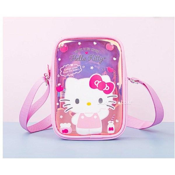 

Сумка Sanrio с голограммой и крестиком для девочек, сумка для мобильного телефона