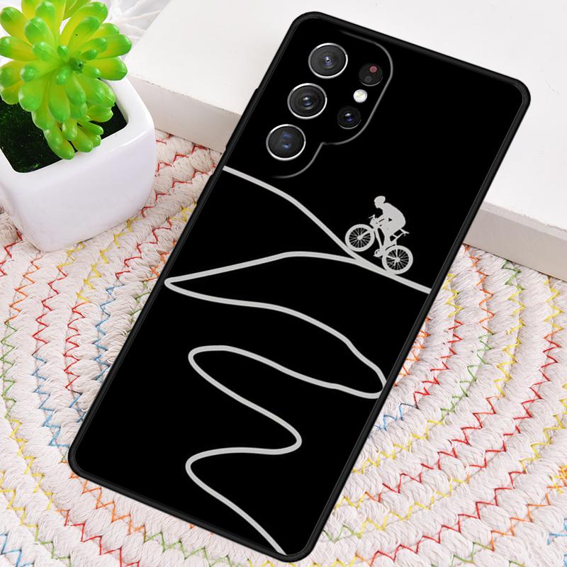 BIKE CYCLING art Phone Case for Samsung Galaxy note 10 pro S26 Ultra S23 S24 FE S25 S21 S22 PLUS shockproof Cove