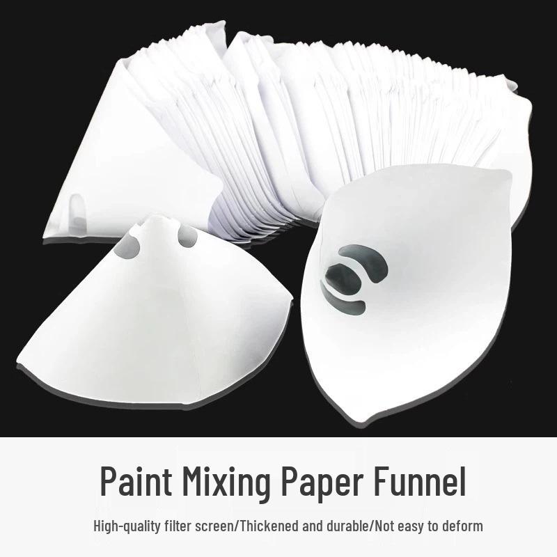 

Disposable 100 Mesh Spray Paint Filter Paper Funnel for Car Paint Mixing