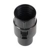Vacuum Hose Adapter Length 90mm Plastic Adapter Black