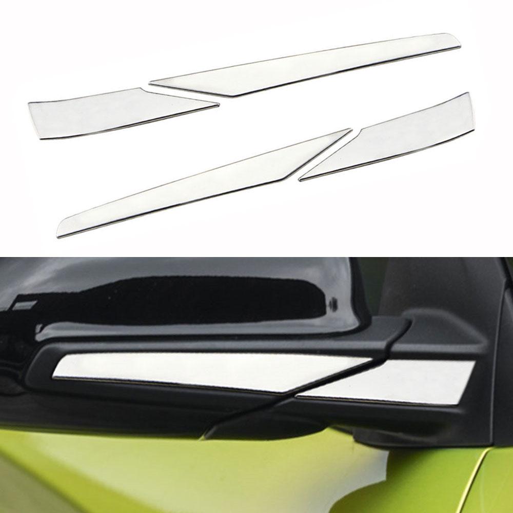 For Hyundai Kona Encino Kauai 2017 2018 2019 2020 2025 2025 Rearview Mirror Sticker Side Door Cover Trim Styling Accessories