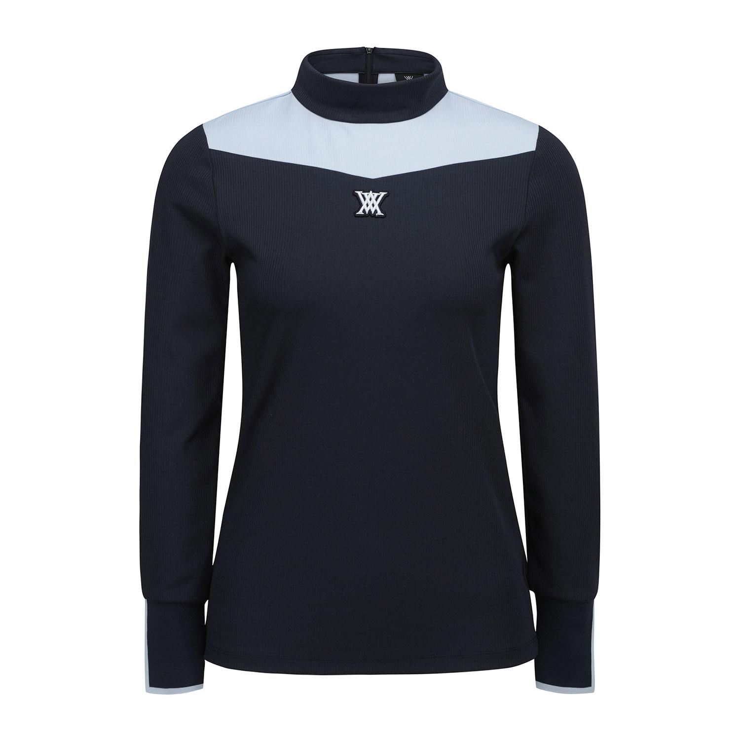 Anew Golf Women Shoulder Block Long T-Shirt_Na L