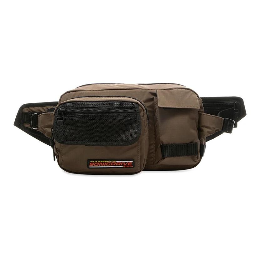 Adidas Consortium Nylon Fabric Fanny Pack Regular Unisex Brown One Size