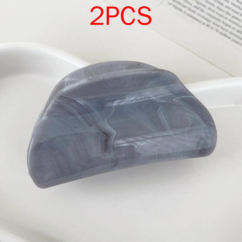(87 Styles) 2pcs/ Set New Large Jelly Color Hair Clip Acrylic Hair Claw Shark Clamp For Women Girls Fashion Summer Updo Headwear Hair Accessories