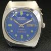 VINTAGE ORIENT AUTOMATIC 46941 JAPAN MENS BLUE COLOR DIAL WATCH a700687-5 R204-a700687