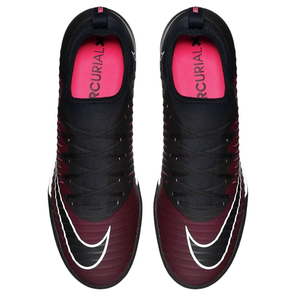 Nike Mercurialx Finale Ii Comfortable Soft Breathable Soccer Shoes Men sneaker Red Black 831975-606