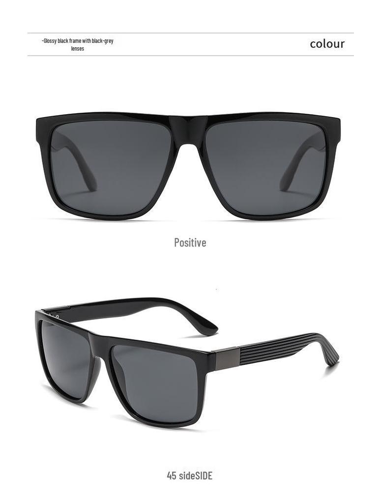 Herren Retro Quadratische Polarisierte Fahrsonnenbrille - Anti-UV