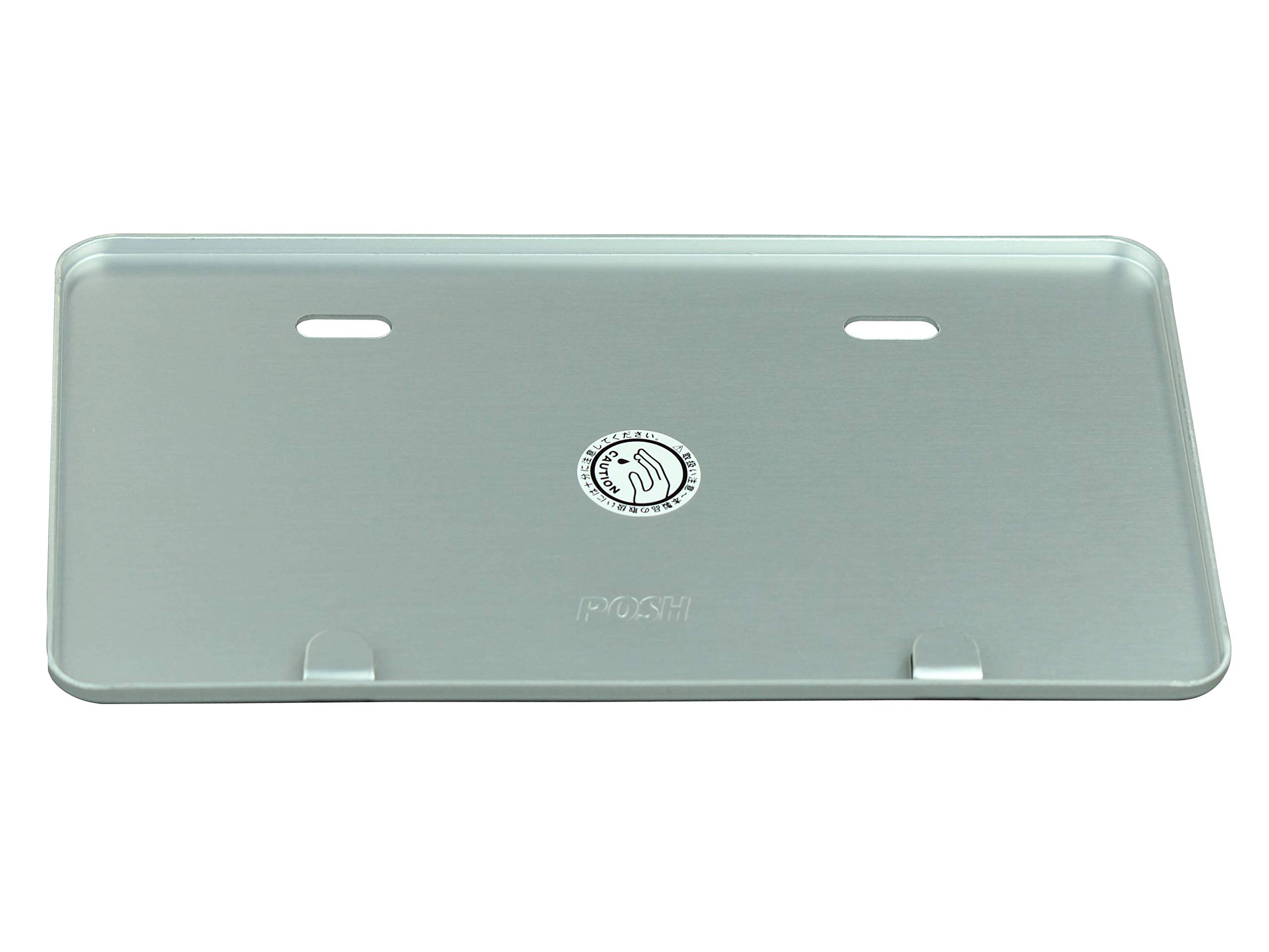 

POSH FAITH Motorcycle Aluminum License for 126cc and Over Plate, Large, Motorcycles, Silver, 500191-03-10