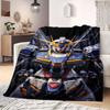 Gundam Mech Battle Flannel Blanket Warm,Comfortable,Suitable for Bedrooms,Sofas,Beds,Chairs,Picnics,Travel